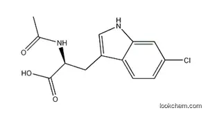 Molecular Structure of 50517-10-7 (N-Acetyl 6-Chlorotryptophan)